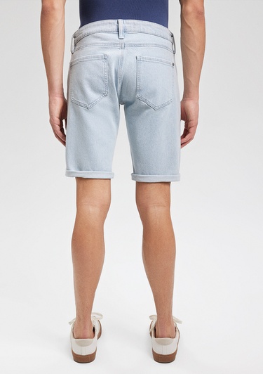  Mavi Tim Street Buz Mavi Jean Şort 0428487138