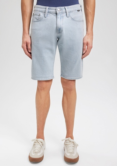  Mavi Tim Street Buz Mavi Jean Şort 0428487138