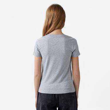  Guess Slim Mini Mid Organic Stretch Jersey 180 Kadın Mavi T-Shirt