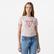 Guess Slim Iconic Mid Organic Stretch Jersey 180 Kadın Pembe T-Shirt