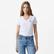 Guess Slim Mini Mid Organic Stretch Jersey 180 Kadın Beyaz T-Shirt