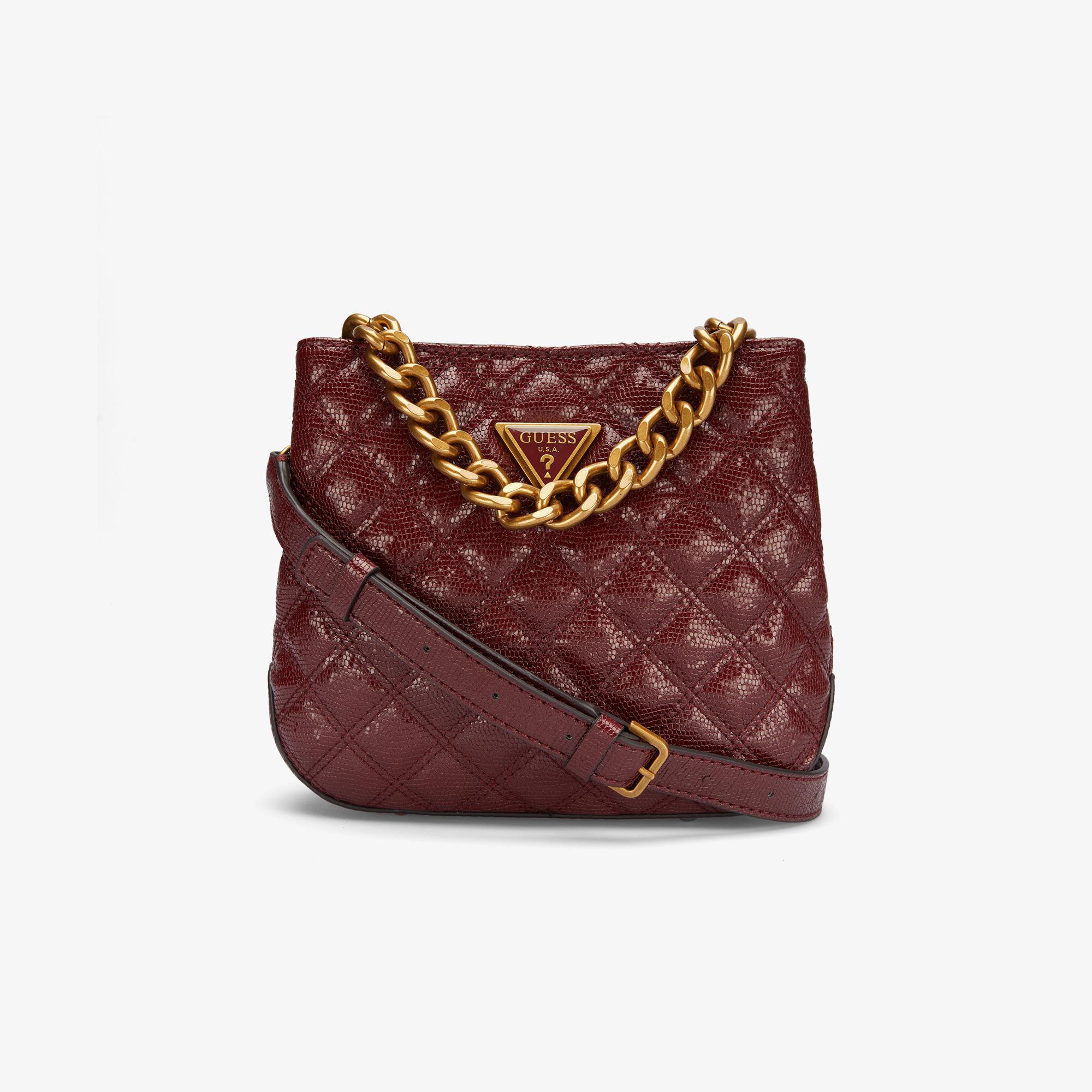 Guess Eıre Small Bucket 15010 Kadın Bordo El Çantası