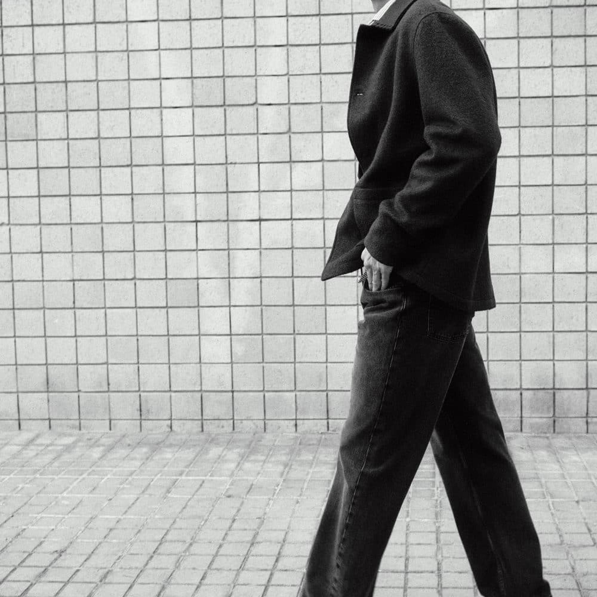 Mango Erkek Koyu Gri Düz Kesim Jean Gri