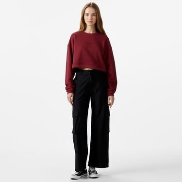  Les Benjamins 301 Kadın Bordo Sweatshirt