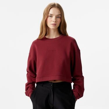  Les Benjamins 301 Kadın Bordo Sweatshirt