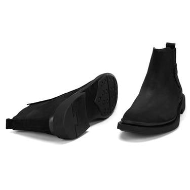  Arella Siyah Erkek Nubuk Deri Bot