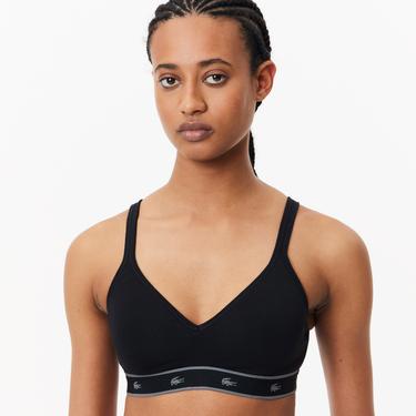  Lacoste Kadın Siyah Bra