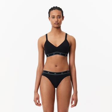  Lacoste Kadın Siyah Bra