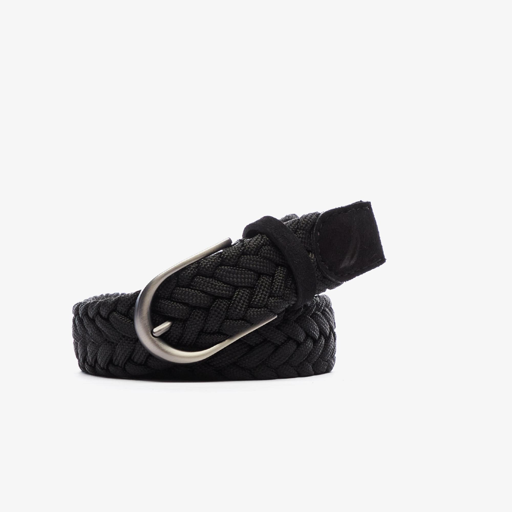 Nautica Erkek Siyah Örgü Kemer