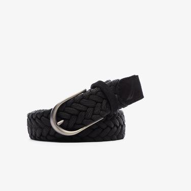  Nautica Erkek Siyah Örgü Kemer