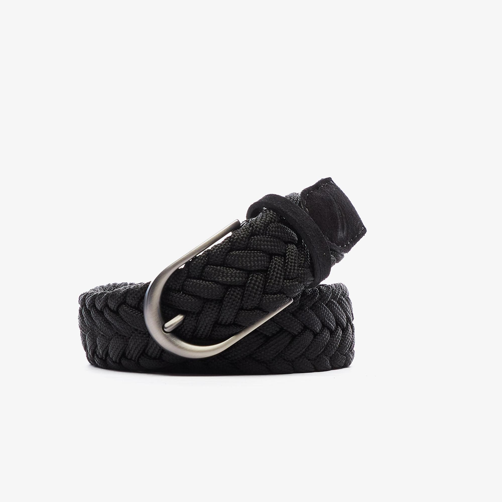 Nautica Erkek Siyah Örgü Kemer