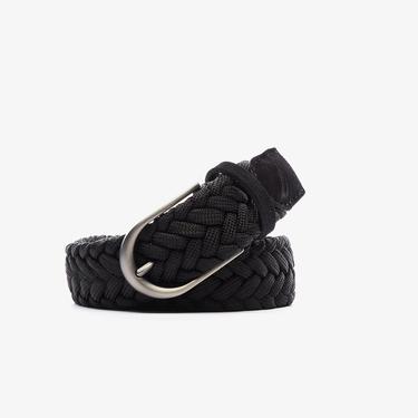  Nautica Erkek Siyah Örgü Kemer