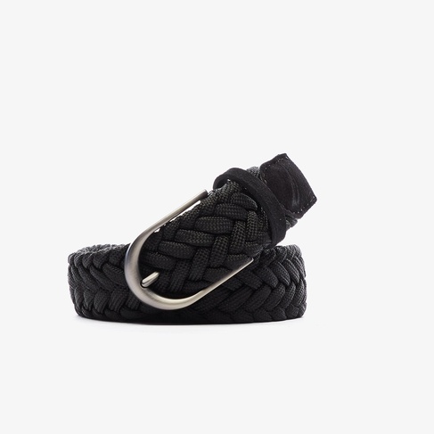  Nautica Erkek Siyah Örgü Kemer