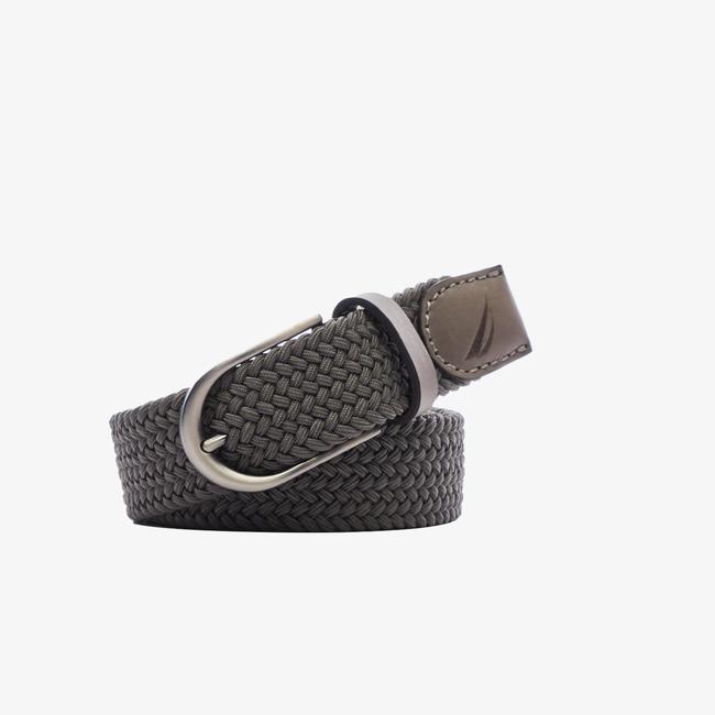  Nautica Erkek Gri Örgü Kemer