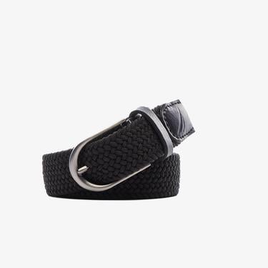 Nautica Erkek Siyah Örgü Kemer