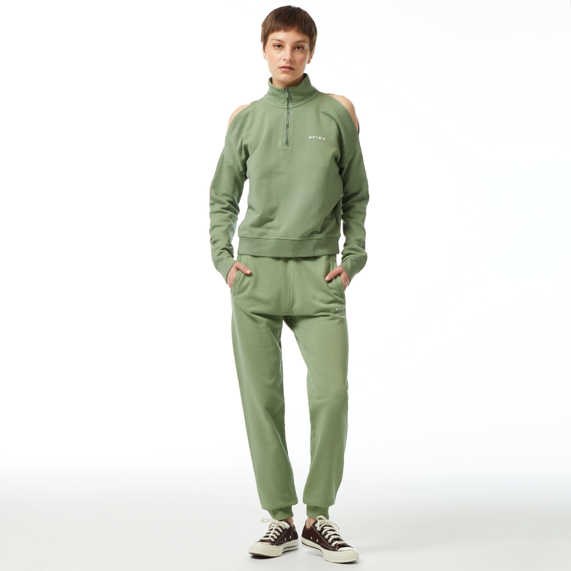 UNITED4 Kadın Haki Eşofman Altı