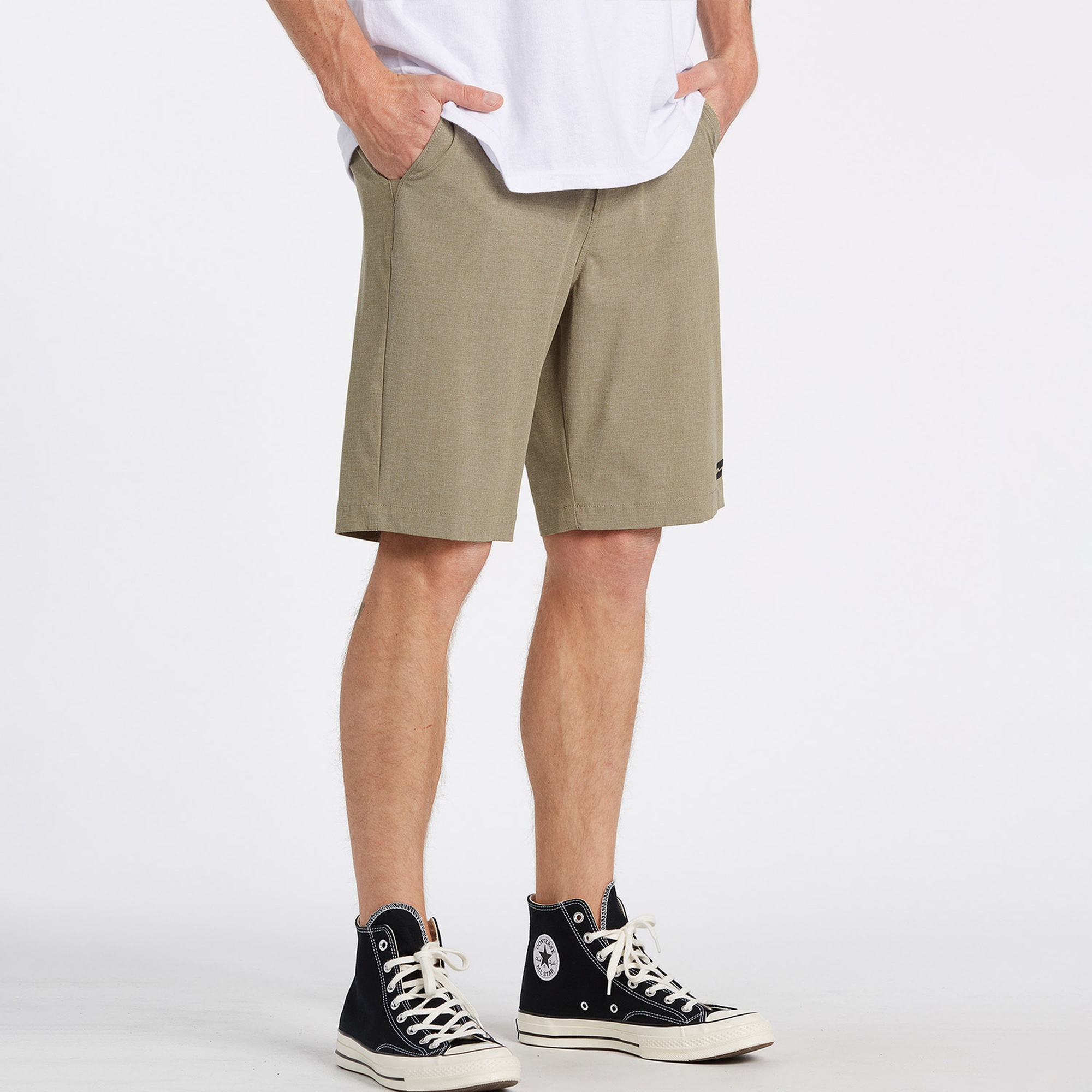 Billabong Crossfire Erkek Krem Günlük Bermuda Şort