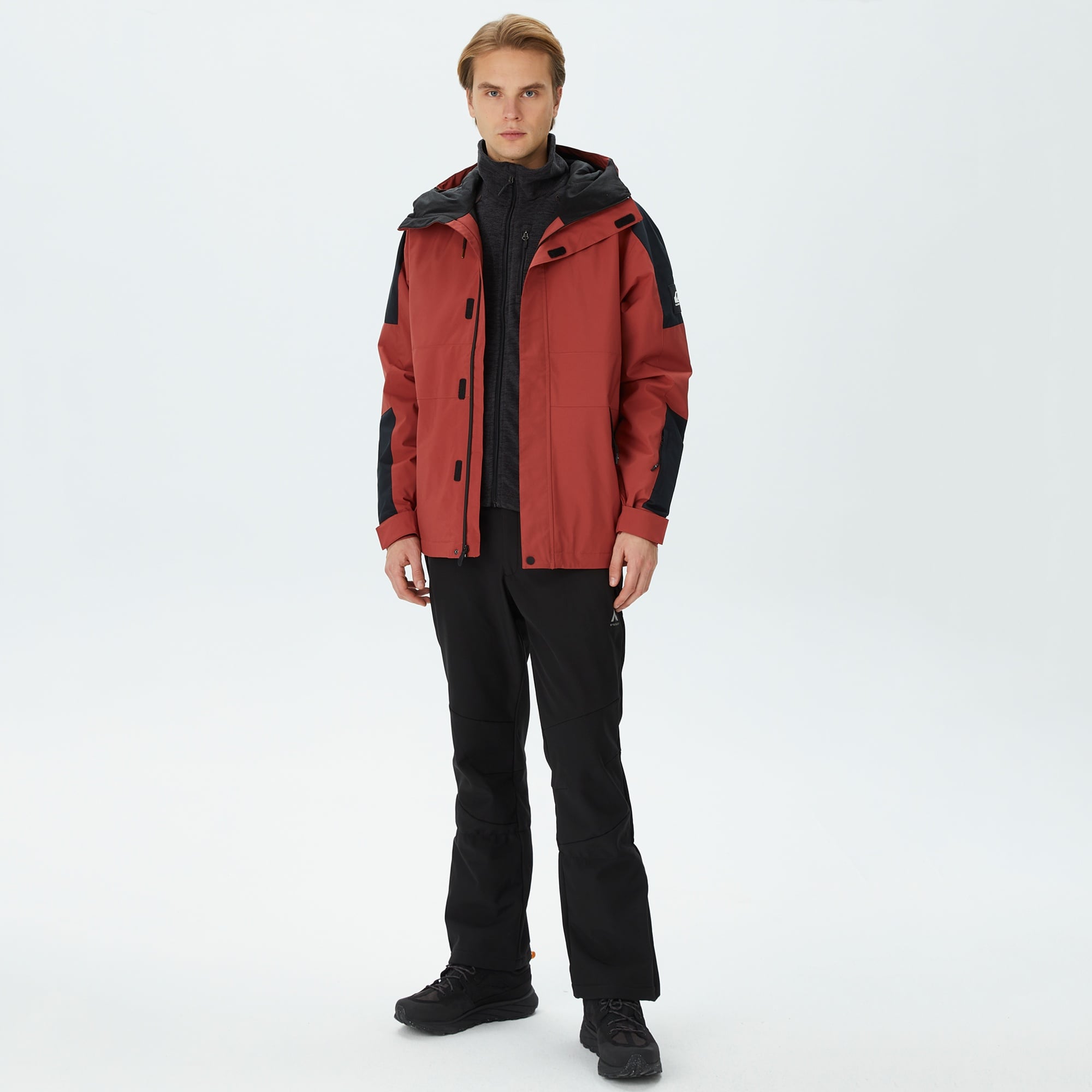 Quiksilver Radicalo Erkek Kahverengi Kayak Montu