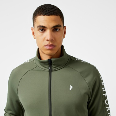  Peak Performance Rider Zip Erkek Yeşil Outdoor Ceket