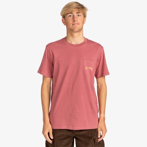  Billabong Stacked Arch Erkek Kırmızı Günlük T-Shirt