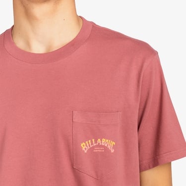  Billabong Stacked Arch Erkek Kırmızı Günlük T-Shirt