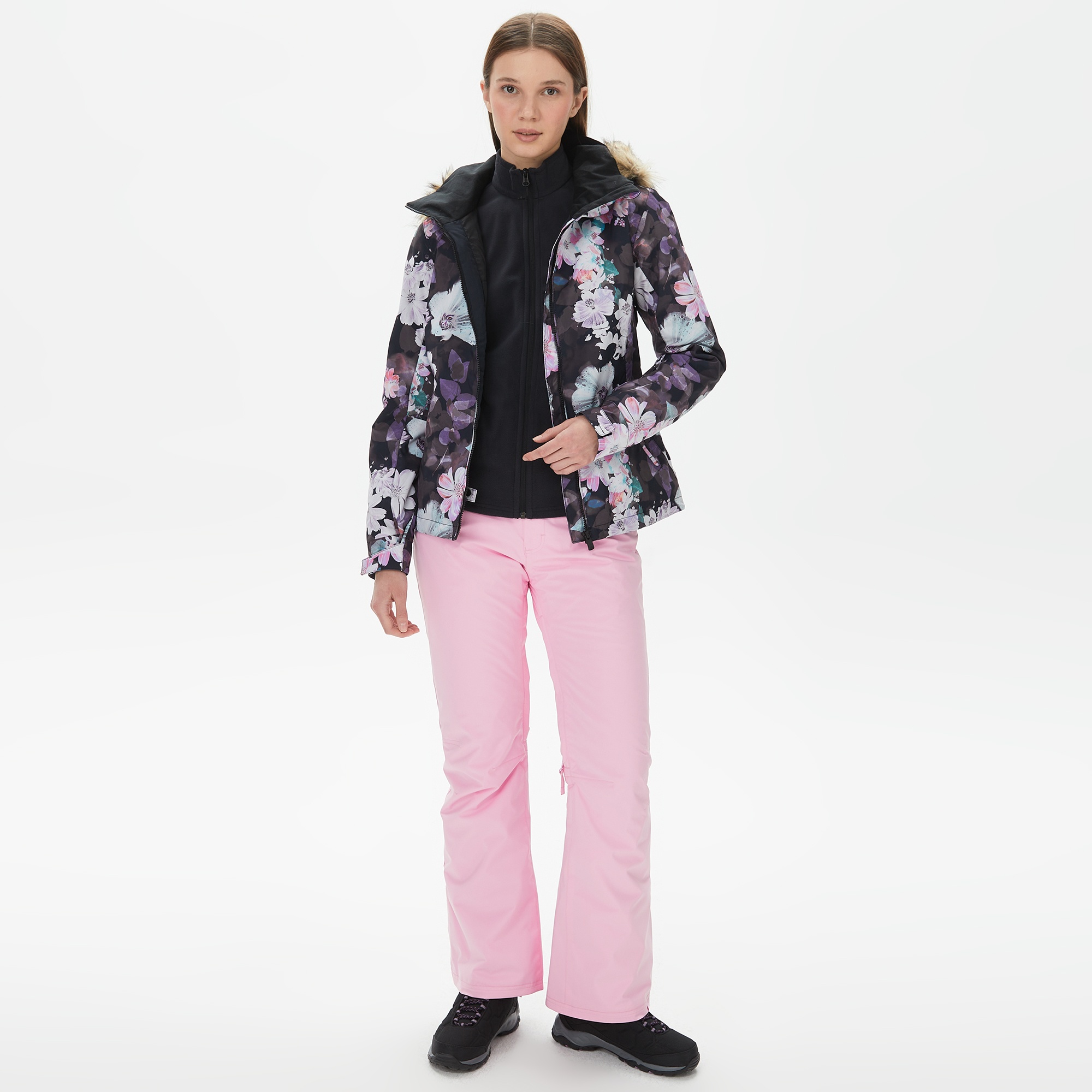 Roxy Jet Ski Kadın Siyah Kayak Montu