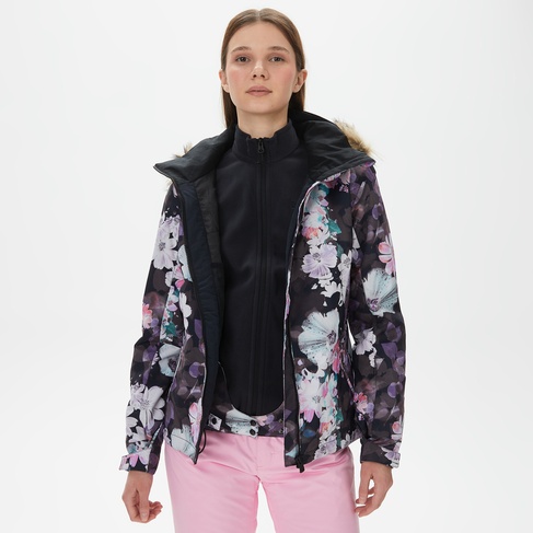  Roxy Jet Ski Kadın Siyah Kayak Montu