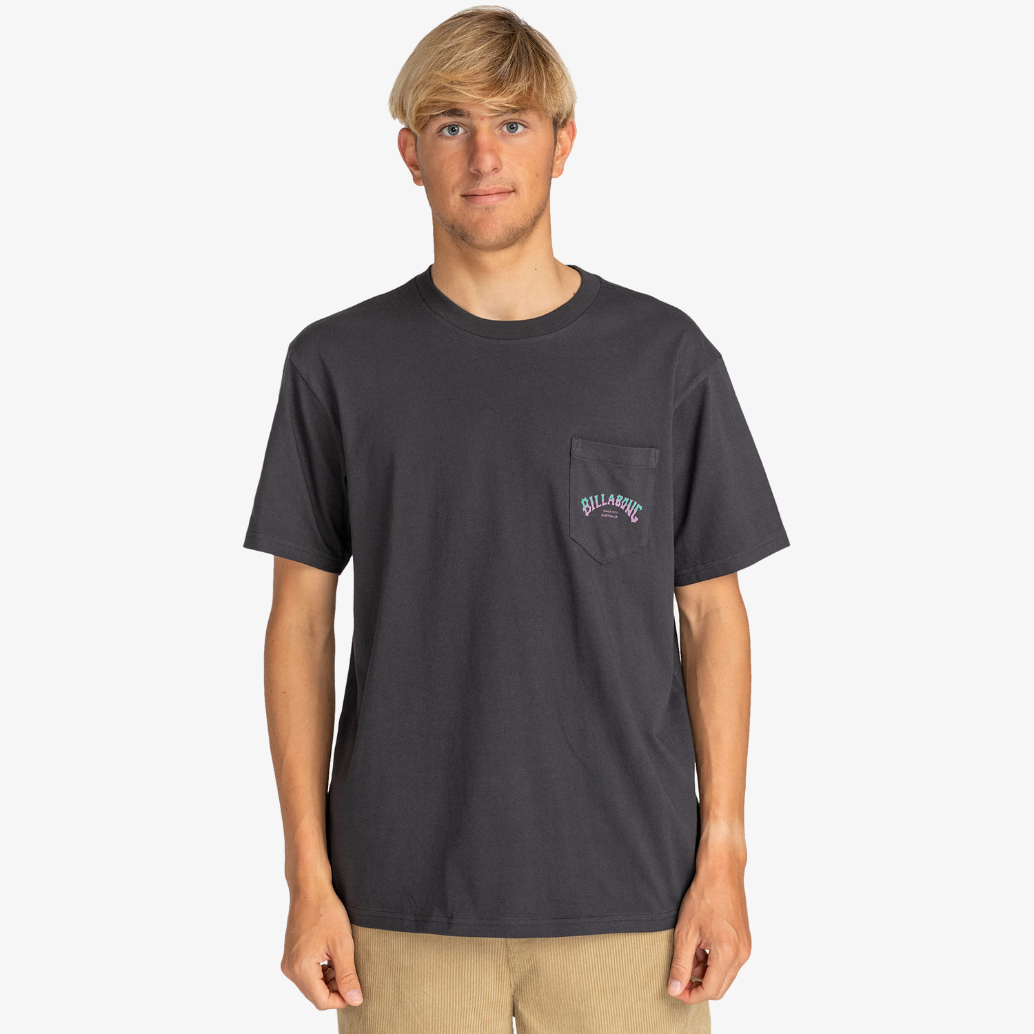  Billabong Stacked Arch Erkek Siyah Günlük T-Shirt