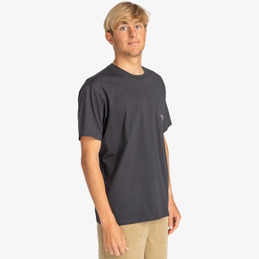  Billabong Stacked Arch Erkek Siyah Günlük T-Shirt