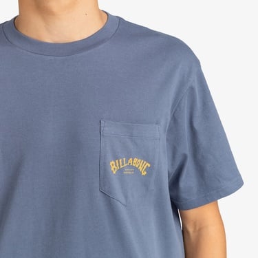  Billabong Stacked Arch Erkek Mavi Günlük T-Shirt