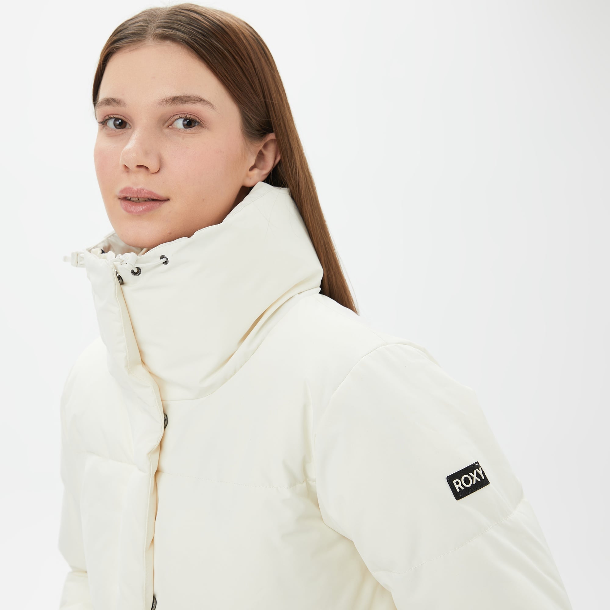 Roxy Winter Rebel Kadın Beyaz Kayak Montu