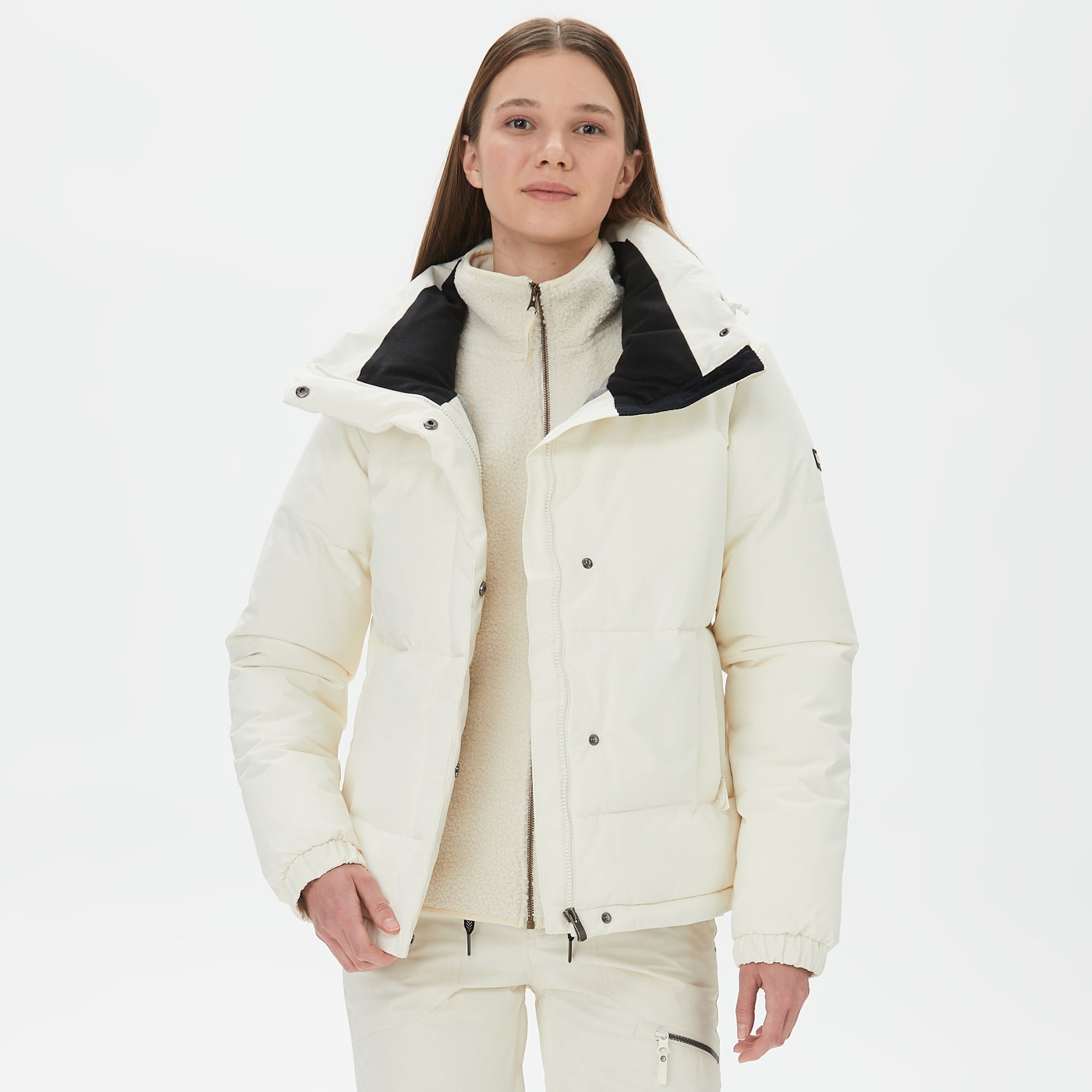 Roxy Winter Rebel Kadın Beyaz Kayak Montu