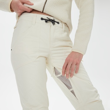  Roxy Nadia Kadın Beyaz Snowboard Pantolonu