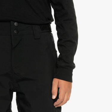  Quiksilver Estate Çocuk Siyah Kayak Pantolonu