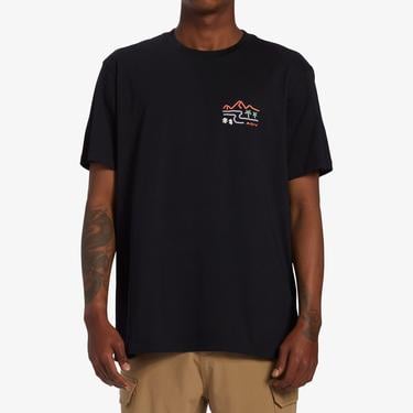  Billabong Panorama Erkek Siyah Günlük T-Shirt