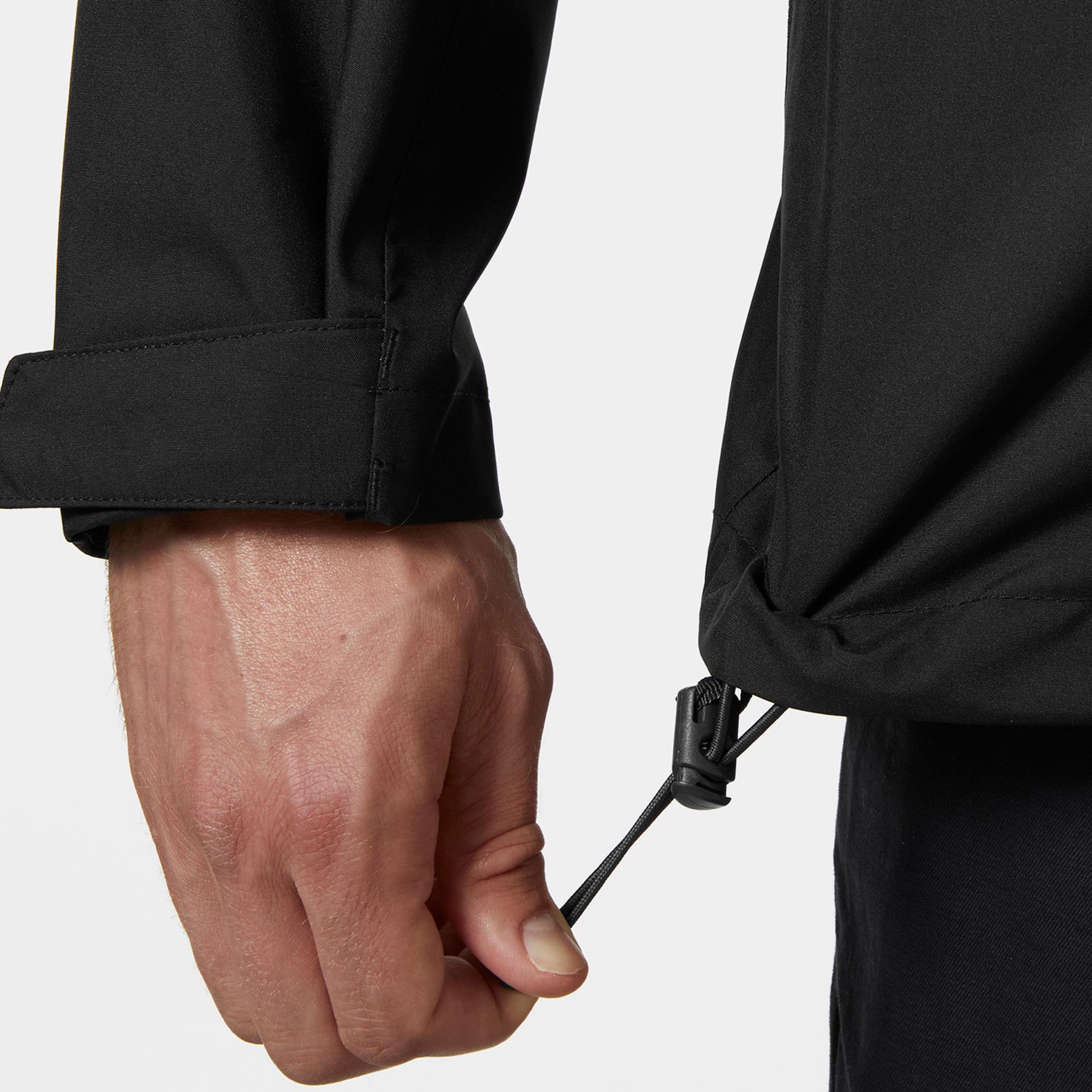 Helly Hansen Crew Hooded Midlayer Erkek Siyah Outdoor Mont