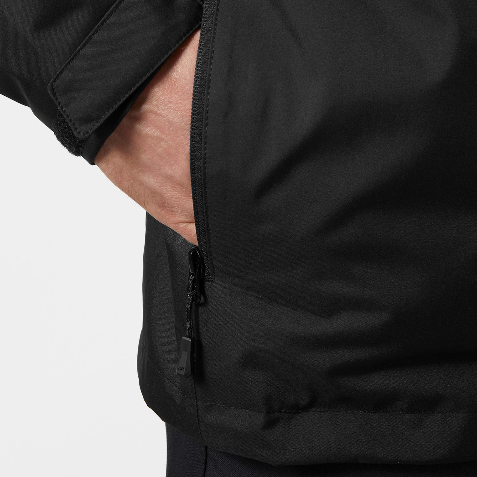 Helly Hansen Crew Hooded Midlayer Erkek Siyah Outdoor Mont