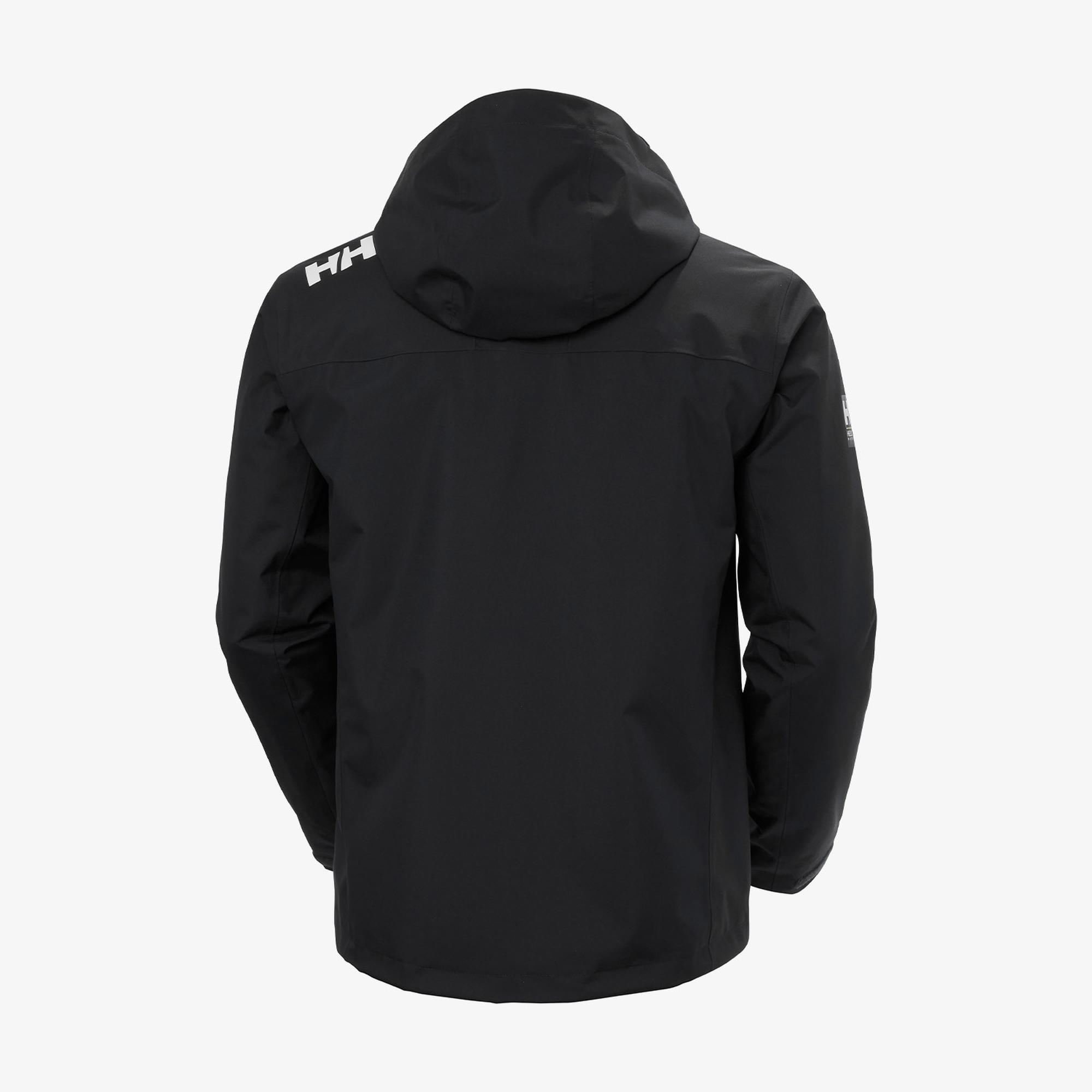 Helly Hansen Crew Hooded Midlayer Erkek Siyah Outdoor Mont