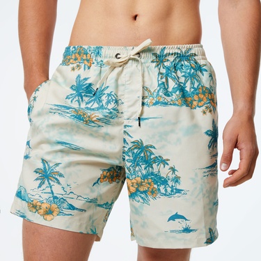  Quiksilver Longmanhill Erkek Beyaz Mayo