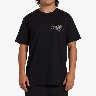  Billabong Range Erkek Siyah Günlük T-Shirt
