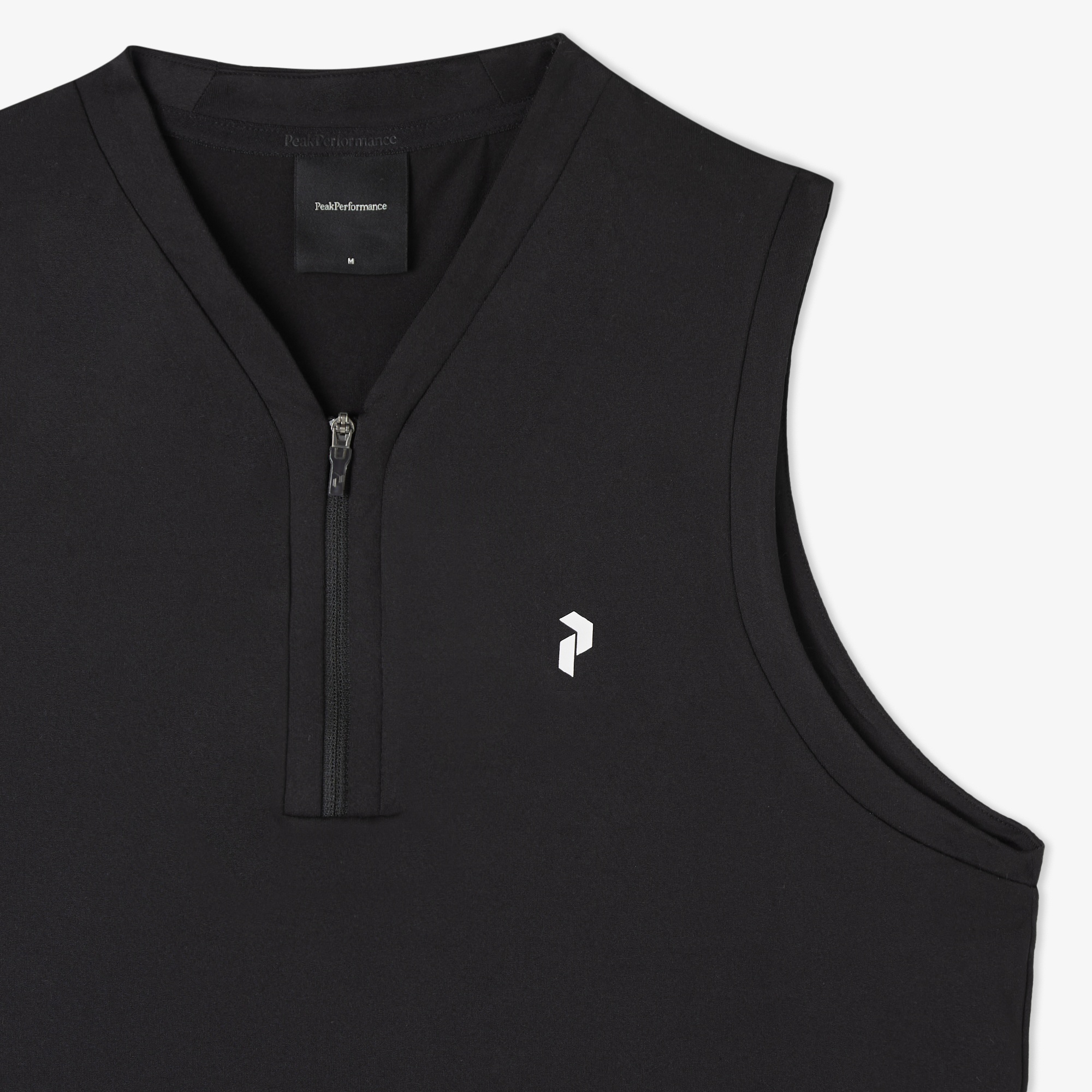 Peak Performance Turf Zip Kadın Siyah Kolsuz Eşofman Üstü