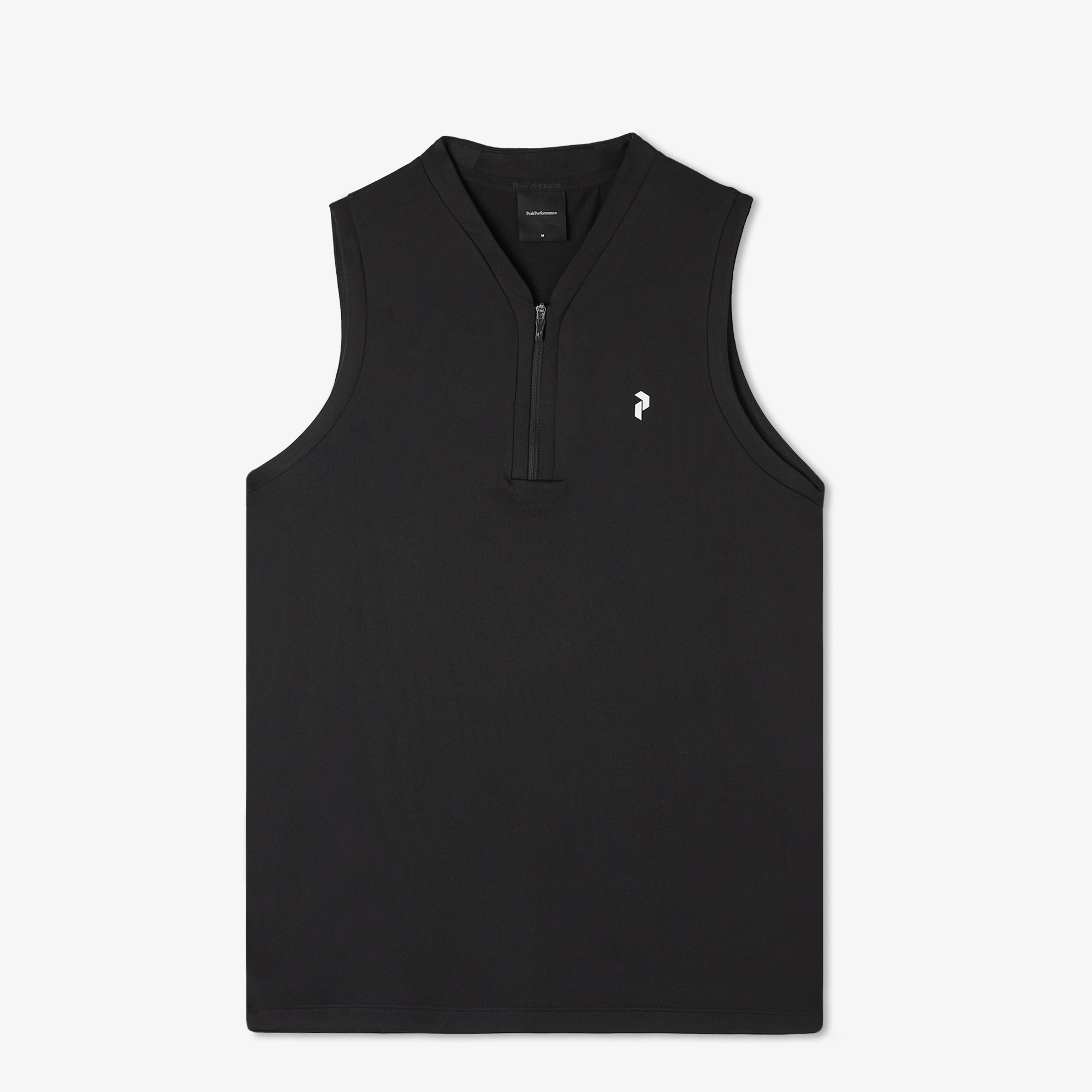 Peak Performance Turf Zip Kadın Siyah Kolsuz Eşofman Üstü