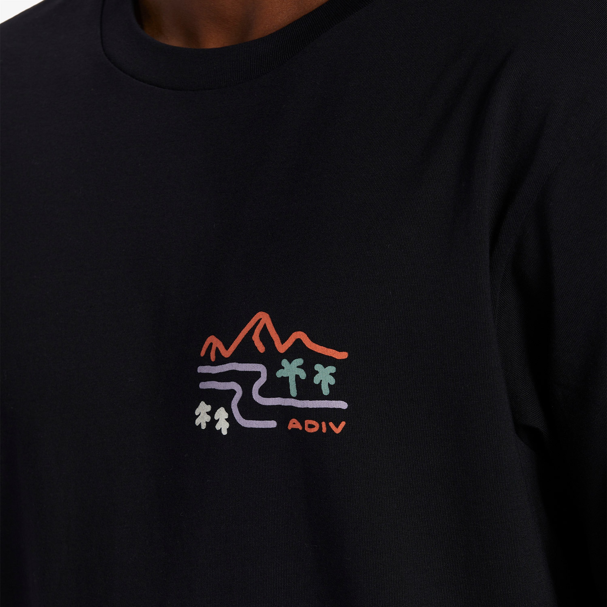 Billabong Panorama Erkek Siyah Günlük T-Shirt