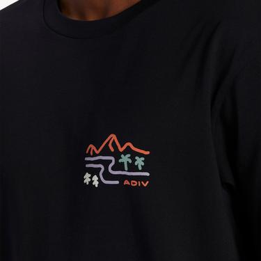  Billabong Panorama Erkek Siyah Günlük T-Shirt