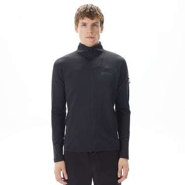  Jack Wolfskin Prelight FZ Erkek Siyah Sweatshirt