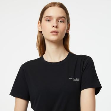  Columbia Kadın Siyah Günlük T-Shirt