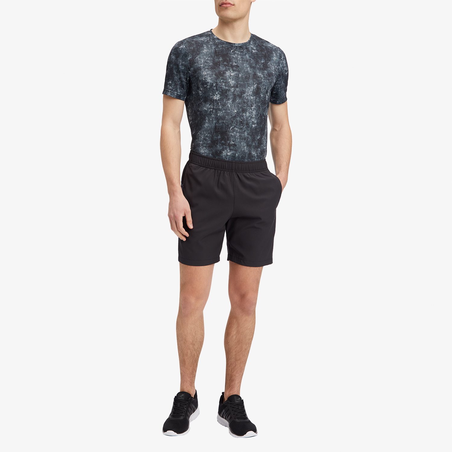  Energetics Erkek Gri Antrenman Şortu