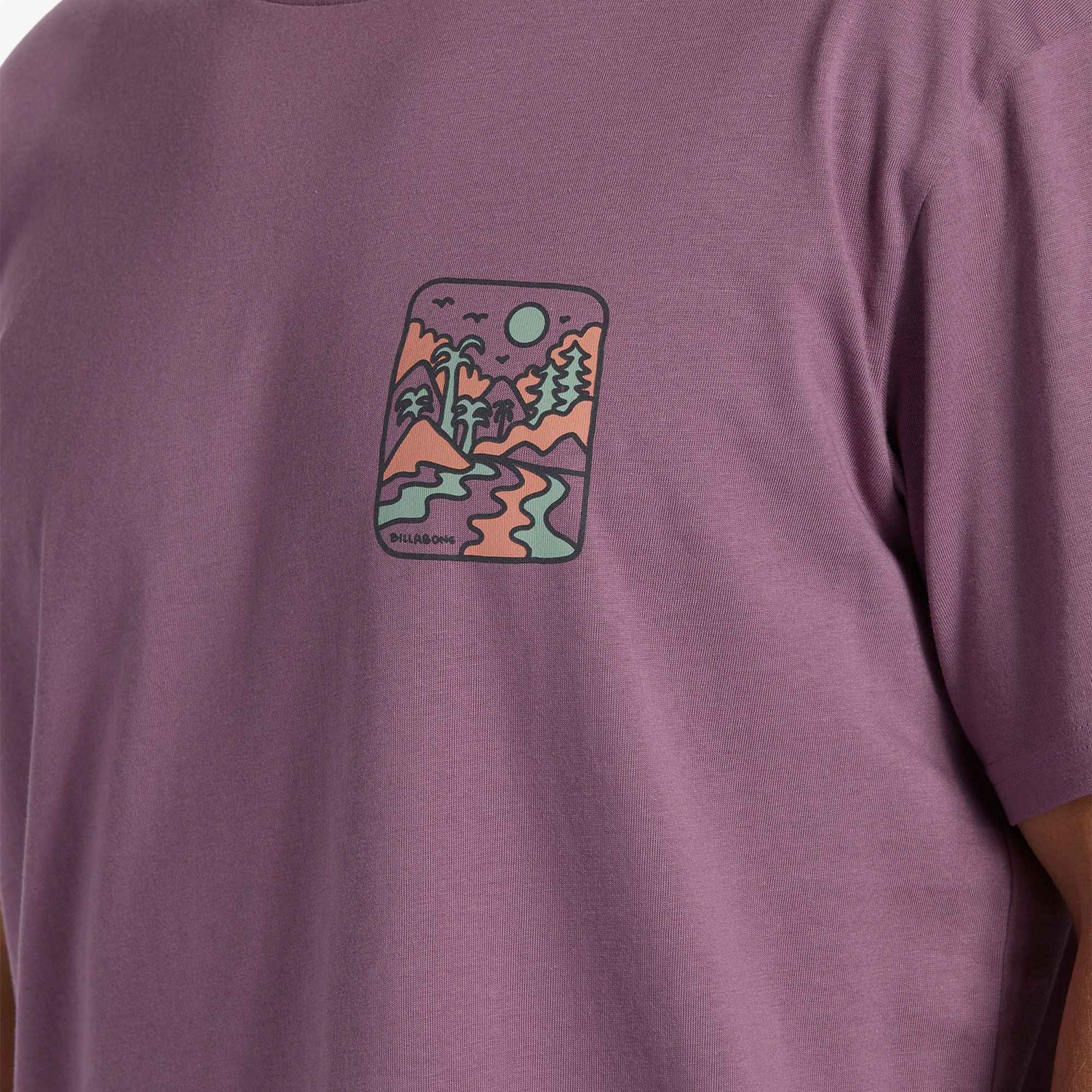 Billabong Shine Erkek Mor Günlük T-Shirt