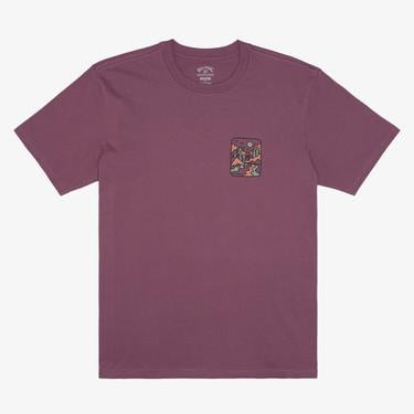  Billabong Shine Erkek Mor Günlük T-Shirt