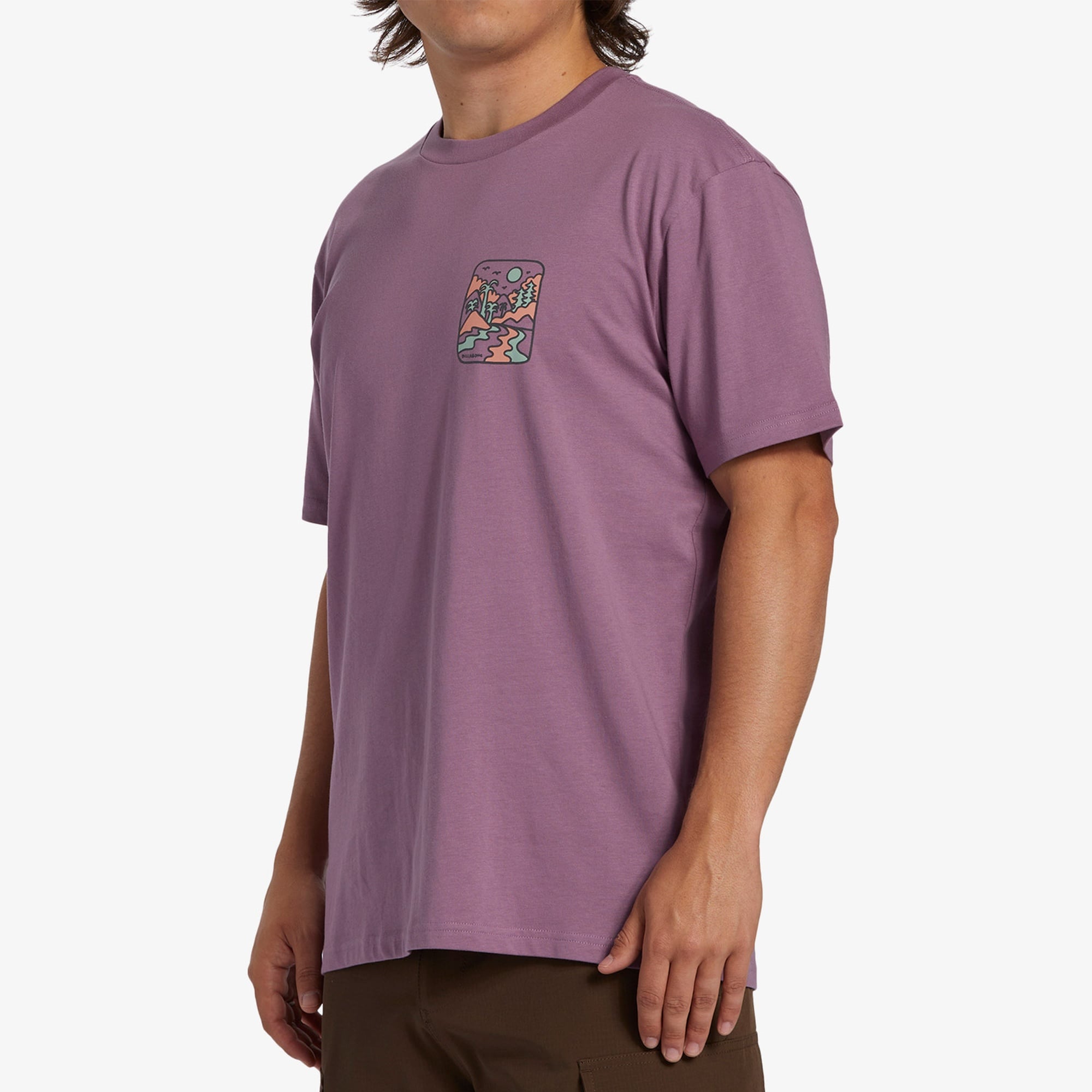 Billabong Shine Erkek Mor Günlük T-Shirt